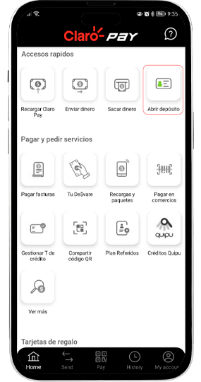 Paso 2 – Uso Préstamo tu desvare Claro Paso 2 – Uso Préstamo tu desvare Claro