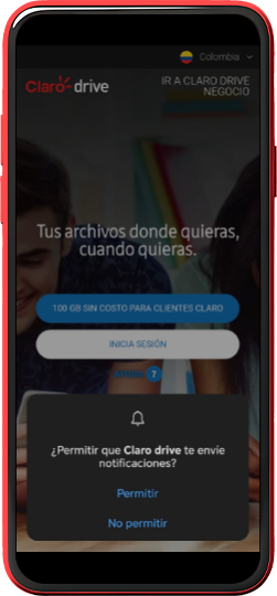 Descargar Claro drive en tu dispositivo - paso 3 Descargar Claro drive en tu dispositivo - paso 3